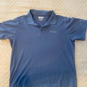 Columbia Slate Blue Active Fit Polo